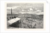 View from the King's Bastion, Quebec, the Isle of Orleans in the Distance. 1860 by Anonymous