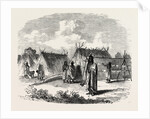 The Assinniboine and Saskatchewan Exploring Expedition: Ojibway Encampment Near the Falls of the Rainy River, 1858 by Anonymous