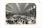 Ball in Honour of President Lincoln in the Great Hall of the Patent Office at Washington, 1865 by Anonymous