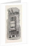 Milton's House in Barbican, UK, 1864 by Anonymous