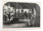 Interior of the A.B. Signal-Box of the South Eastern Railway at the London Bridge Station, London, 1866 by Anonymous