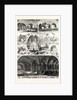 Professor Willis and Party in the Crypt of Rochester Cathedral. Malling Abbey. Leybourne Church and Castle. Yard of Ancient Hostelry. 1863 by Anonymous