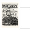 Professor Willis and Party in the Crypt of Rochester Cathedral. Malling Abbey. Leybourne Church and Castle. Yard of Ancient Hostelry. 1863 by Anonymous