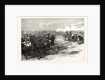 The Imperial Visit: Review of the Household Troops in Windsor Great Park, the Cavalry Charge, 1855 by Anonymous