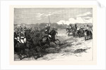The Imperial Visit: Review of the Household Troops in Windsor Great Park, the Cavalry Charge, 1855 by Anonymous