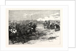 The Imperial Visit: Review of the Household Troops in Windsor Great Park, the Cavalry Charge, 1855 by Anonymous