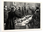 Yeomen of Her Majesty's Bodyguard Drinking the Queen's Health after Searching the Basement of the Houses of Parliament, London, 1883 by Anonymous