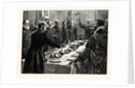 Yeomen of Her Majesty's Bodyguard Drinking the Queen's Health after Searching the Basement of the Houses of Parliament, London, 1883 by Anonymous