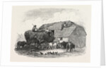 Agricultural Pictures: Thatching, 1846 by Anonymous