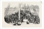 Deck of the Artemisia. Emigrants on Board. 1848 by Anonymous