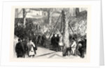 Laying the Foundation Stone of the Wedgwood Memorial Institute at Burslem: The Right Hon. W.E. Gladstone Delivering the Address, 1863 by Anonymous