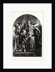 Joan of Arc at the Coronation of Charles VII. At Rheims. From a Drawing by John Gilbert by Anonymous