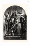 Joan of Arc at the Coronation of Charles VII. At Rheims. From a Drawing by John Gilbert by Anonymous
