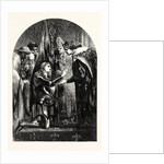 Joan of Arc at the Coronation of Charles VII. At Rheims. From a Drawing by John Gilbert by Anonymous