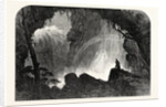 Scene from Manfred, at Drury Lane Theatre: The Steinbach Waterfall. Haunt of the Witch of the Alps, 1863 by Anonymous