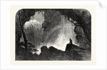 Scene from Manfred, at Drury Lane Theatre: The Steinbach Waterfall. Haunt of the Witch of the Alps, 1863 by Anonymous