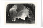 Scene from Manfred, at Drury Lane Theatre: The Steinbach Waterfall. Haunt of the Witch of the Alps, 1863 by Anonymous