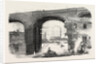 The Inundation at Birmingham, Sketched below Deritend Bridge, UK, 1852 by Anonymous