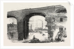 The Inundation at Birmingham, Sketched below Deritend Bridge, UK, 1852 by Anonymous