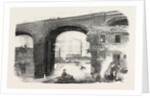 The Inundation at Birmingham, Sketched below Deritend Bridge, UK, 1852 by Anonymous