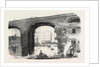 The Inundation at Birmingham, Sketched below Deritend Bridge, UK, 1852 by Anonymous