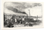 The New Holland Ferry on the Humber, Belonging Tothe Manchester, Sheffield, and Lincolnshire Railway, UK, 1848 by Anonymous