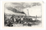 The New Holland Ferry on the Humber, Belonging Tothe Manchester, Sheffield, and Lincolnshire Railway, UK, 1848 by Anonymous