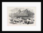 Sketches in British Columbia: Scene at the Fountain Near Parsonville, Fraser River, 1864 by Anonymous