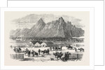 Sketches in British Columbia: Scene at the Fountain Near Parsonville, Fraser River, 1864 by Anonymous