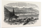 Sketches from British Columbia: The Town of Douglas, and Douglas Lake, 1864 by Anonymous