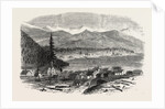 Sketches from British Columbia: The Town of Douglas, and Douglas Lake, 1864 by Anonymous