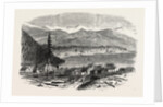 Sketches from British Columbia: The Town of Douglas, and Douglas Lake, 1864 by Anonymous