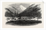 Sketches from British Columbia: Indian Village, Douglas Lake, 1864 by Anonymous