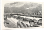 The Queen's Visit to Jersey. Landing of Her Majesty at the Albert Pier, St. Helier. 1859 by Anonymous