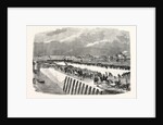 The Queen's Visit to Jersey. Landing of Her Majesty at the Albert Pier, St. Helier. 1859 by Anonymous