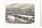The Queen's Visit to Jersey. Landing of Her Majesty at the Albert Pier, St. Helier. 1859 by Anonymous