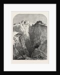 The Peak of Derbyshire: Peveril Castle, and Entrance to the Peak Cavern, 1854 by Anonymous