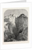 The Peak of Derbyshire: Peveril Castle, and Entrance to the Peak Cavern, 1854 by Anonymous