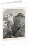 The Peak of Derbyshire: Peveril Castle, and Entrance to the Peak Cavern, 1854 by Anonymous