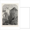 The Peak of Derbyshire: Peveril Castle, and Entrance to the Peak Cavern, 1854 by Anonymous