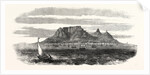 Table Bay and Table Mountain, Cape of Good Hope, 1860 by Anonymous
