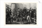The International Dog Show at Islington: Arrival of Dogs, London, 1865 by Anonymous