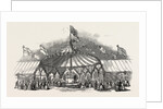 The Northumberland and Newcastle Horticultural Society's Flower-Show. Rotunda of the Tent. UK, 1846 by Anonymous