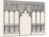 Gothic Screen. By Bingham, Ipswich. 1851 by Anonymous
