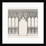 Gothic Screen. By Bingham, Ipswich. 1851 by Anonymous