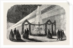 Visit of the Prince of Wales to the Middle Temple: The Fountain Illuminated by Electric Light, 1861 by Anonymous