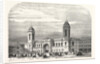 The Agricultural Hall, Islington, in Process of Construction, London, 1861 by Anonymous