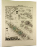 Map of India New Caledonia Tahiti Tuamotu Archipelago Marquesas Islands 1896 by Anonymous