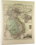 Map of Vietnam Cambodia Thailand Laos 1896 by Anonymous