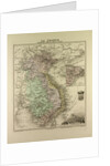 Map of Vietnam Cambodia Thailand Laos 1896 by Anonymous